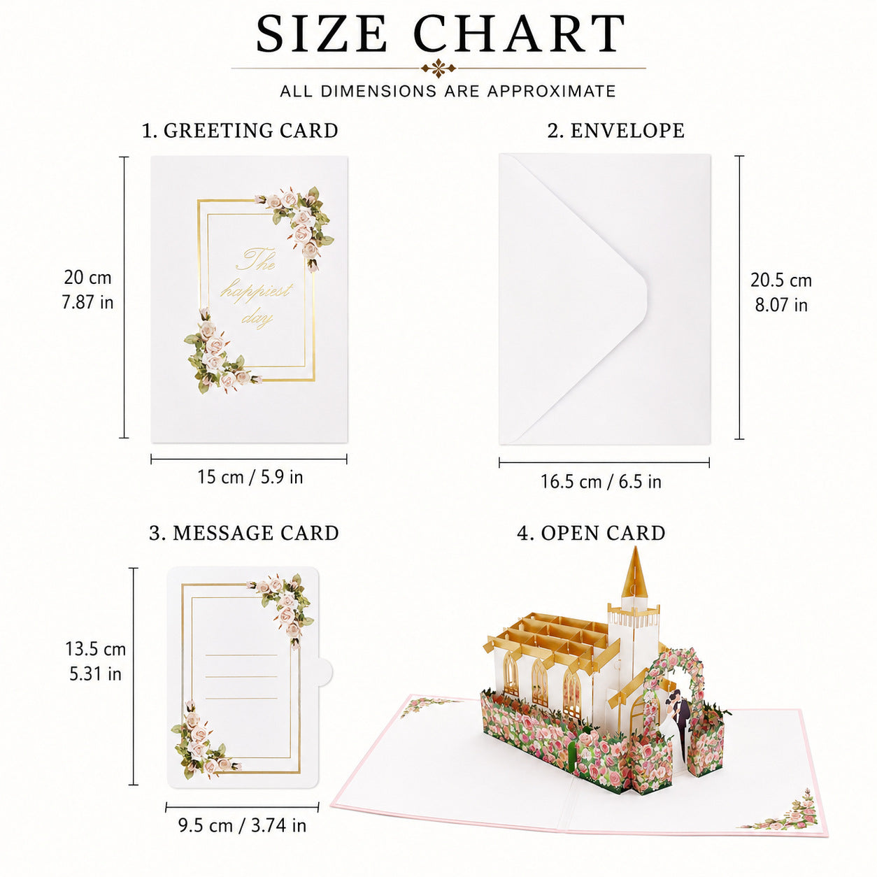 The Happiest Day — 3D Wedding Card