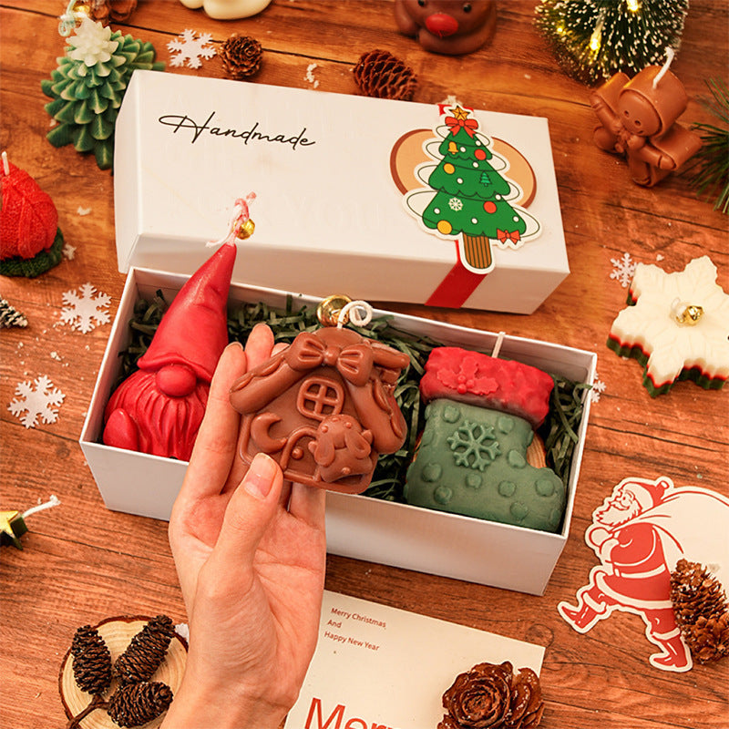 Winterzauber Weihnachts-Kerzenset (3er-Geschenkbox)