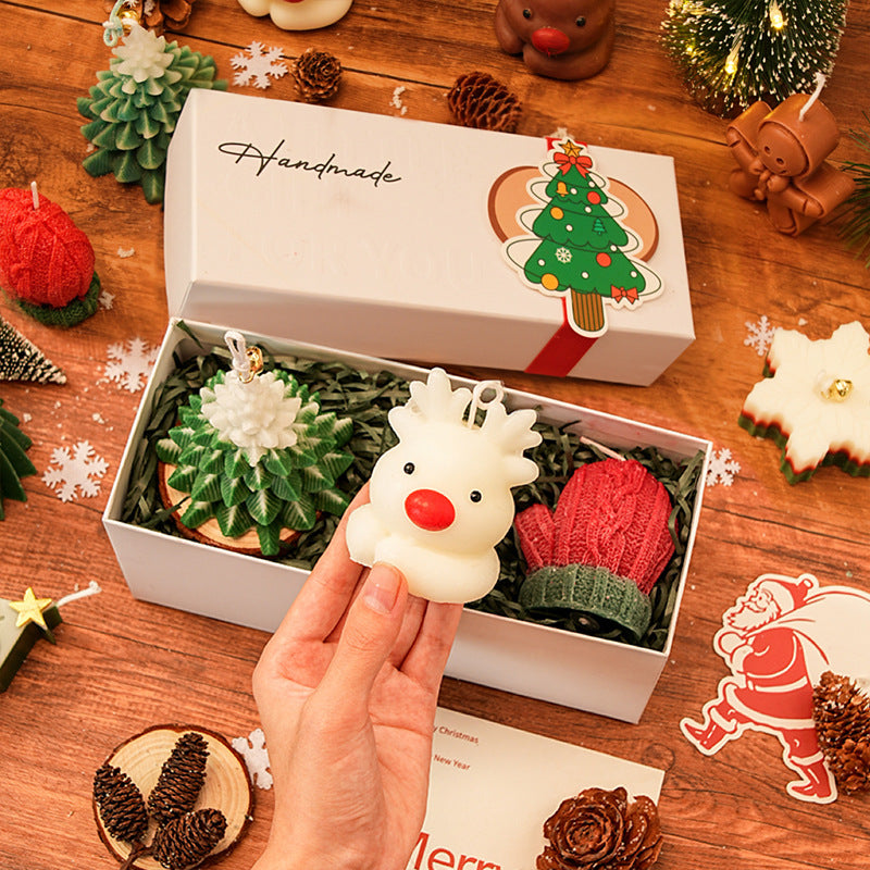 Winterzauber Weihnachts-Kerzenset (3er-Geschenkbox)