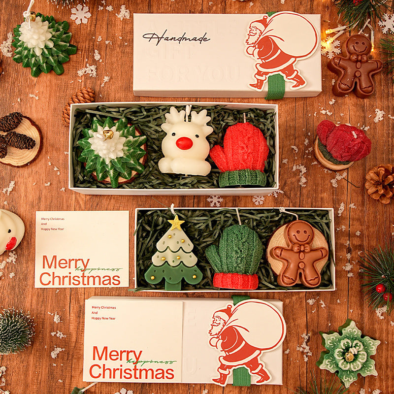 Winterzauber Weihnachts-Kerzenset (3er-Geschenkbox)
