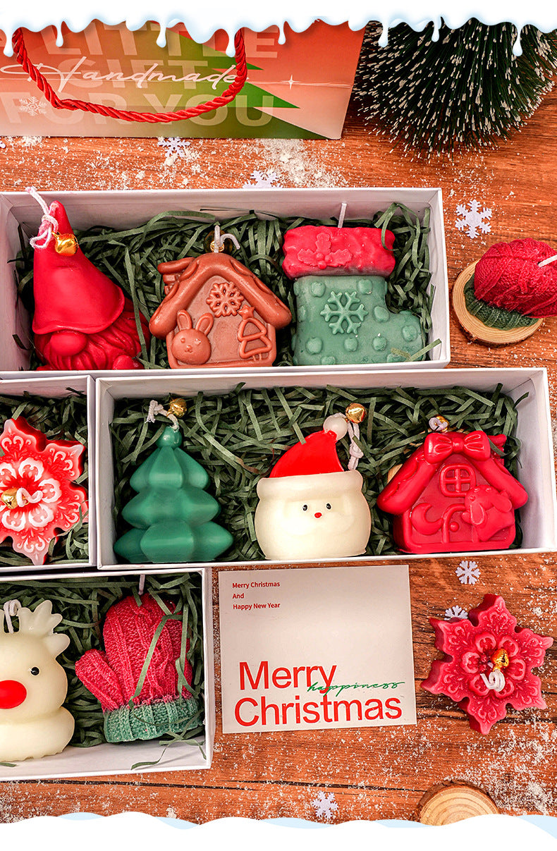 Winterzauber Weihnachts-Kerzenset (3er-Geschenkbox)
