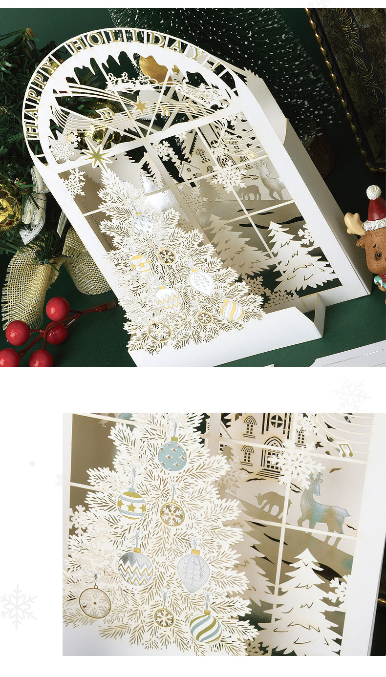 3D Paper Diorama Message Card